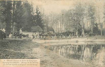 CPA CHASSE A COURRE 1906