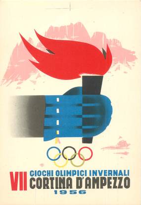 CPA JEUX OLYMPIQUES / ITALIE 1956