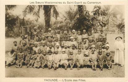 CPA CAMEROUN "Yaoundé, Ecole de filles aux Soeurs missionnaires du Saint Esprit"