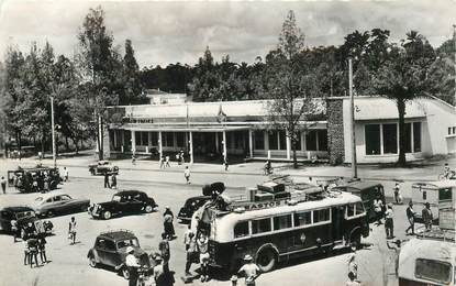 CPSM CAMEROUN "Yaoundé" / TRACTION CITROEN / TAXI / BUS / AIR FRANCE