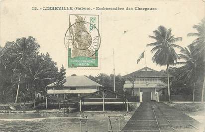 CPA GABON "Libreville, Embarcadère des Chargeurs"