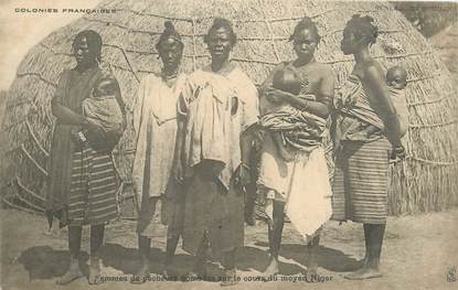 CPA NIGER "Femmes de pêcheurs nomades"