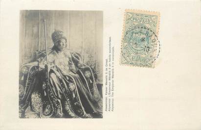 CPA ETHIOPIE "Empereur d'Abyssinie, Ménélik II"