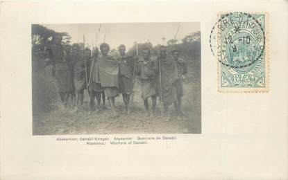 CPA ETHIOPIE "Abyssinie, Guerriers de Danakil"