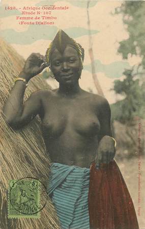 CPA NU AFRIQUE "Femme de Timbo"