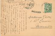 Marcophilie (Lettre Et Cartes) MARCOPHILIE POSTE MARITIME sur CPA EGYPTE