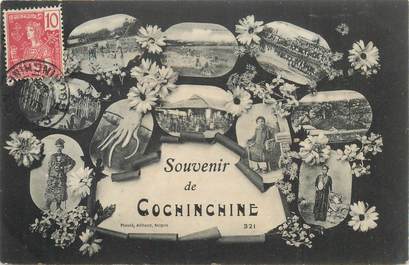 CPA VIETNAM / INDOCHINE "Souvenir de Cochinchine"