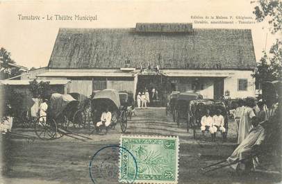 CPA MADAGASCAR "Tamatave, Théâtre municipal"