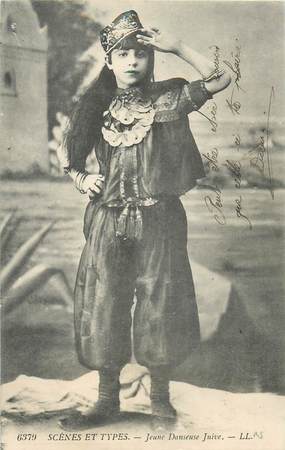 CPA JUDAICA "Jeune danseuse juive"