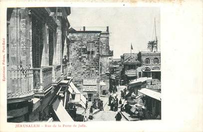 CPA ISRAEL "Jerusalem, rue de la Porte de Jaffa"