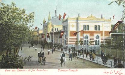 CPA TURQUIE "Constantinople, la gare"