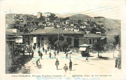 CPA GRECE "Livadia, place du Roi Georges Ier"