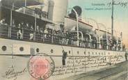 Europe RARE CPA ROUMANIE "Constanta, bateau à vapeur Regele Carol"