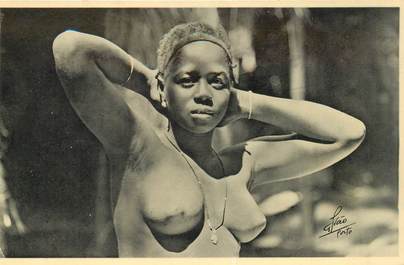 CPA AFRIQUE / GUINEE "Exposition coloniale portugaise, Porto 1934" / NU