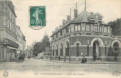 CPA FRANCE 77 "Fontainebleau, hôtel des postes"