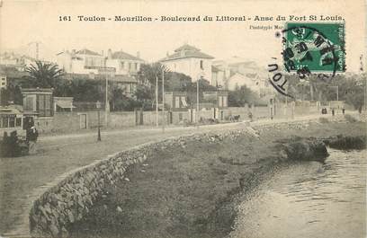 CPA FRANCE 83 "Toulon, le Mourillon, bld du Littoral"