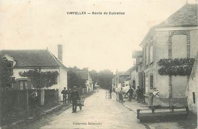 CPA FRANCE 77 "Vimpelles, route de Cutrelles"