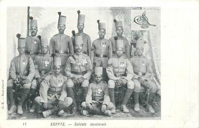 CPA EGYPTE "Soldats soudanais"