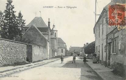 / CPA FRANCE 77 "Liverdy, poste et télégraphe"