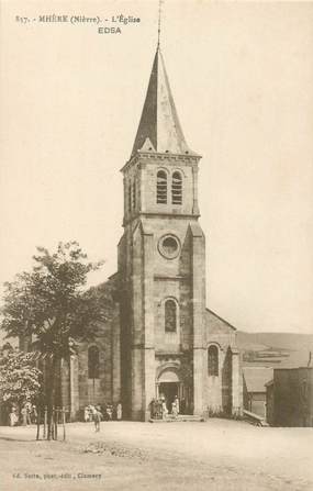 CPA FRANCE 58 "Mhère, l'Eglise"