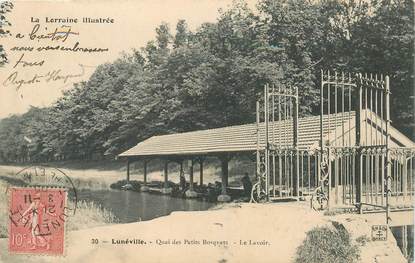 CPA FRANCE 54 "Lunéville, quai des Petits Bosquets"