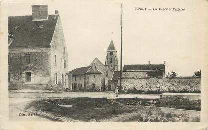 CPA FRANCE 77 "Torcy, la place et l'église"