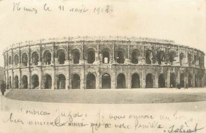 CPA FRANCE 30 "Nimes, les Arènes"