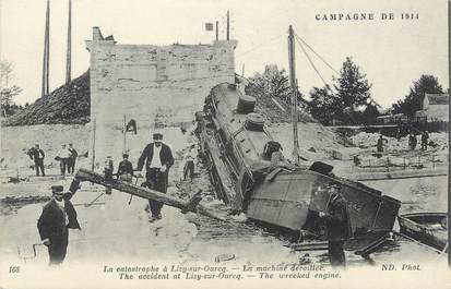 CPA FRANCE 77 "Lizy sur Ourcq, la catastrophe"