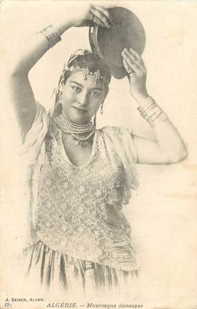 CPA ALGERIE "Mauresque danseuse"