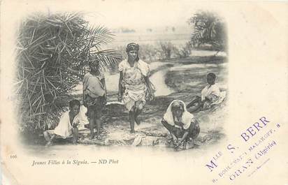 CPA ALGERIE "Jeune fille à la Séguia"