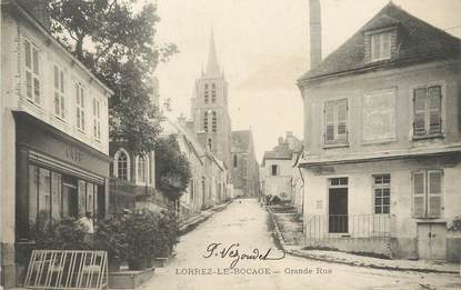 CPA FRANCE 77 "Lorrez le Bocage grande rue"