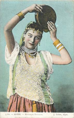 CPA ALGERIE "Mauresque danseuse"