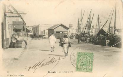 CPA TUNISIE "Bizerte, le vieux port"