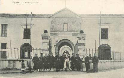 CPA TUNISIE "Tunis, Caserne Saussier"