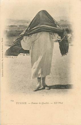 CPA TUNISIE "Femme "