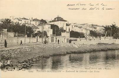 CPA FRANCE 83 "Toulon, le Mourillon, bld du Littoral"