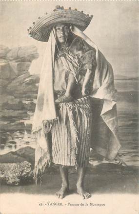 CPA MAROC "Tanger, Femme de la Montagne"