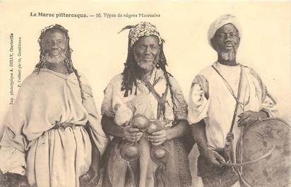 CPA MAROC "Types de nègres marocains"