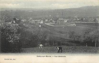 CPA FRANCE 77 "Saâcy sur Marne, vue générale"