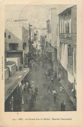 CPA MAROC "Fez, Rue du Mellah"