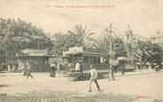 Algerie CPA ALGERIE "Oran, Place d'Armes, arrêt des tramways"