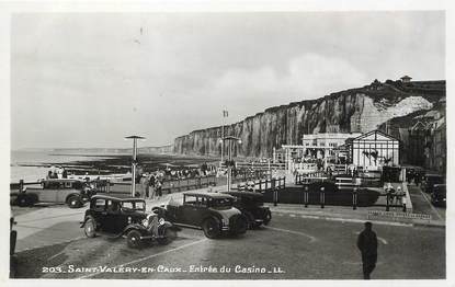 CPSM FRANCE 76 "Saint Valéry en Caux, entrée du casino"