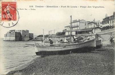 CPA FRANCE 83 "Toulon, le Mourillon, Fort Saint Louis, Place des Vignettes"