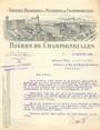 France FACTURE FRANCE 54 "Champigneulles, Brasserie / Bière" / 1918