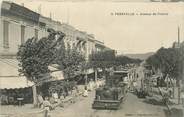 Algerie CPA ALGERIE "Ferryville, avenue de France, TRAIN"