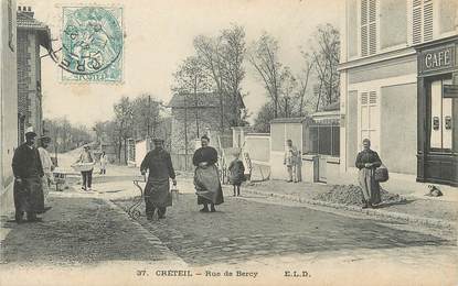 CPA FRANCE 94 "Créteil, rue de Bercy"