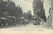 94 Val De Marne / CPA FRANCE 94 "Bonneuil sur Marne, avenue de la mairie" / TRAMWAY