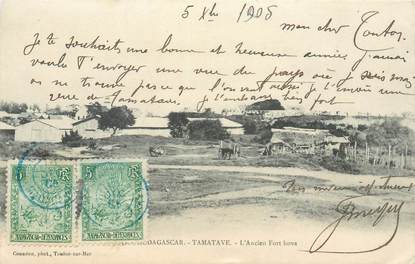 CPA MADAGASCAR "Tamatave, l'ancien fort Hova"