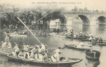 / CPA FRANCE 94 "Joinville le Pont, les joutes à la lance"