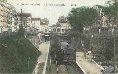 / CPA FRANCE 94 "Saint Mandé, avenue Gambetta"